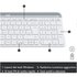 Logitech MK470 Slim Wireless Combo RF Wireless Italiano Bianco