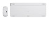 Logitech MK470 Slim Wireless Combo tastiera RF Wireless AZERTY Francese Bianco