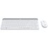 Logitech MK470 tastiera Mouse incluso Universale RF Wireless QWERTY Inglese Bianco