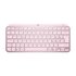 Logitech MX Keys Mini RF Senza Fili + Bluetooth QWERTY Rosa