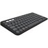 Logitech Pebble 2 Combo tastiera Mouse incluso Universale RF senza fili + Bluetooth QWERTY Italiano Grafite