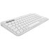 Logitech Pebble Keys 2 K380s tastiera RF senza fili + Bluetooth QWERTY Italiano Bianco