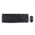 Logitech MK120 Tastiera + Mouse Nero USB ITA
