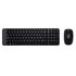 Logitech Wireless Combo MK220 tastiera Mouse incluso Ufficio RF Wireless QWERTY International EER Nero