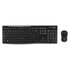 Logitech Wireless Combo MK270 tastiera Mouse incluso Universale RF Wireless QWERTY Nordic Nero