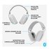 Logitech Zone Vibe 100 Auricolare Wireless Cuffie Bluetooth Bianco
