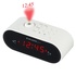 MAJESTIC RS-137 Digital alarm clock Nero, Bianco