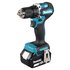 Makita DDF487RFE3 cacciavite elettrico e avvitatore a impulso 1700 Giri/min Nero, Blu, Acciaio