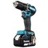 Makita DDF487RFE3 cacciavite elettrico e avvitatore a impulso 1700 Giri/min Nero, Blu, Acciaio