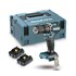 Makita DHP487RAJ trapano 25500 Giri/min Senza chiave Nero, Turchese