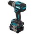 Makita HP001GD201 trapano 2600 Giri/min Senza chiave 2,7 kg Nero, Turchese