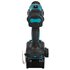 Makita HP001GD201 trapano 2600 Giri/min Senza chiave 2,7 kg Nero, Turchese