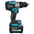 Makita HP001GD201 trapano 2600 Giri/min Senza chiave 2,7 kg Nero, Turchese