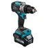 Makita HP001GD201 trapano 2600 Giri/min Senza chiave 2,7 kg Nero, Turchese