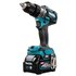 Makita HP001GD201 trapano 2600 Giri/min Senza chiave 2,7 kg Nero, Turchese