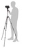 Manfrotto MVKBFRTC-LIVE treppiede Videocamera portatile 3 gamba/gambe Nero, Argento