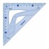 Maped 242421 squadra 45° triangle Plastica Blu, Traslucido