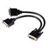 MATROX CAB-L60-2XDF cavo e adattatore video 0,3 m 1x LFH60 2x DVI-I Nero