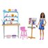 Mattel Barbie Relax and Create Atelier - Playset con Bambola e Plastilina per Vasi e Pittura - 25+ Accessori - Alta 29 cm - Regalo per Bambini 3-7 Anni