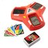 Mattel Games UNO Triple Play Gioco di carte con porta-carte con luci e suoni