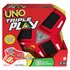 Mattel Games UNO Triple Play Gioco di carte con porta-carte con luci e suoni