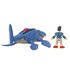 Mattel Imaginext Jurassic World Camp Cretaceous Mosasaurus & Kenji