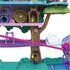 Mattel Polly Pocket Pollyville Casa sull'Albero dei Cuccioli, playset a 5 piani 15+ pezzi gioco: 2 bambole, veicolo, 4 animali e molto altro ancora, idea regalo, Giocattolo per Bambini 4+ Anni