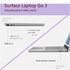 Microsoft Surface Laptop Go 3 i5, 16 GB RAM, 256 GB SSD - Platino, Windows 11)