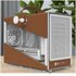 Montech HERITAGE Pro Midi-Tower ATX Vetro temperato - Marrone Bianco - 4 ventole da 120 mm già montate