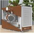 Montech HERITAGE Pro Midi-Tower ATX Vetro temperato - Marrone Bianco - 4 ventole da 120 mm già montate