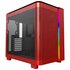 Montech KING 95 Midi Tower, Vetro Temperato, ARGB - Rosso Red