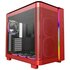 Montech KING 95 PRO Midi Tower, Vetro Temperato, ARGB - Rosso Red con 6 ventole RGB