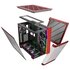 Montech KING 95 PRO Midi Tower, Vetro Temperato, ARGB - Rosso Red con 6 ventole RGB