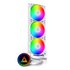 Montech LightFlow ARGB 360 Processore Raffreddatore di liquidi tutto in uno 12 cm Bianco 1 pz