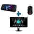 MSI Claw A1M-243IT Core Ultra 5 135H 16GB 512GB 7" FULLHD 120Hz Windows 11 Home + MAG 244F Monitor PC 59,9 cm (23.6") 1920 x 1080 Pixel Full HD LCD Nero + FORGE GM100 Gaming Ambidestro USB tipo A Ottico 6400 DPI