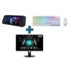 MSI Claw A1M-243IT Core Ultra 5 135H 16GB 512GB 7" FULLHD 120Hz Windows 11 Home + Vigor GK30 Combo White tastiera Mouse incluso USB QWERTY Italiano Bianco + MAG 244F Monitor PC 59,9 cm (23.6") 1920 x 1080 Pixel Full HD LCD Nero