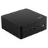MSI CUBI NUC 1MG-237BEU barebone per PC/stazione di lavoro 0.84L sized PC Nero 150U Intel SoC