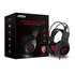 MSI DS502 Cuffia A Padiglione Nero, Rosso