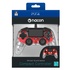 Nacon Gamepad PlayStation 4 Rosso, Trasparente