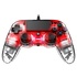 Nacon Gamepad PlayStation 4 Rosso, Trasparente