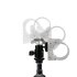 Nanlite Mini Clamp In Policarbonato Con Testa A Sfera Per Pavotube 6c II