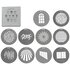 Nanlite Set di gobo per Proiettore NL SET1 10pz