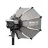Nanlite Softbox ottagonale a chiusura rapida 40cm con griglia, Attacco FM