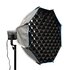Nanlite Softbox ottagonale a chiusura rapida 60cm con griglia, Attacco FM