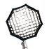 Nanlite Softbox ottagonale a chiusura rapida 60cm con griglia, Attacco FM