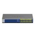 Netgear GS516PP Non gestito Gigabit PoE Blu, Grigio