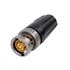 Neutrik NBNC75BDD6X cavo di collegamento BNC Alluminio, Nero