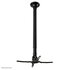 NEWSTAR BEAMER-C350BLACK supporto per proiettore Soffitto Nero