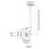 NEWSTAR COMPUTER FPMA-C060BLACK supporto da soffitto