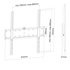 NEWSTAR FPMA-W300BLACK Supporto da parete per schermo piatto